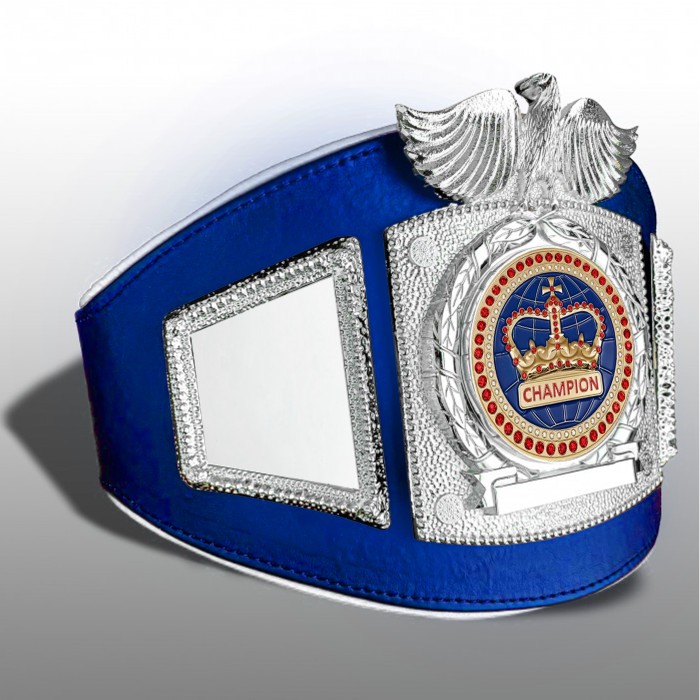 PROEAGLE BLUE CHAMPION CROWN CHAMPIONSHIP BELT - PROEAGLE/S/BLUEGEMS - AVAILABLE IN 6+ COLOURS